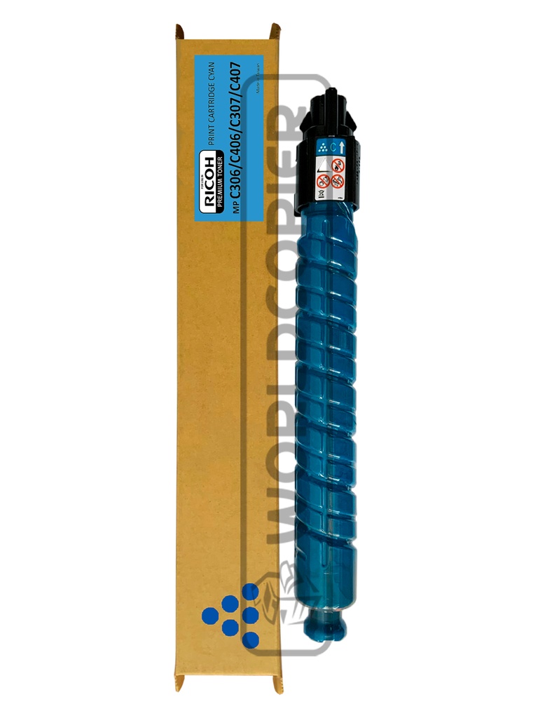 [TPMPC306C] TONER PREMIUM RICOH MP C306/C406/C307 (CYAN)