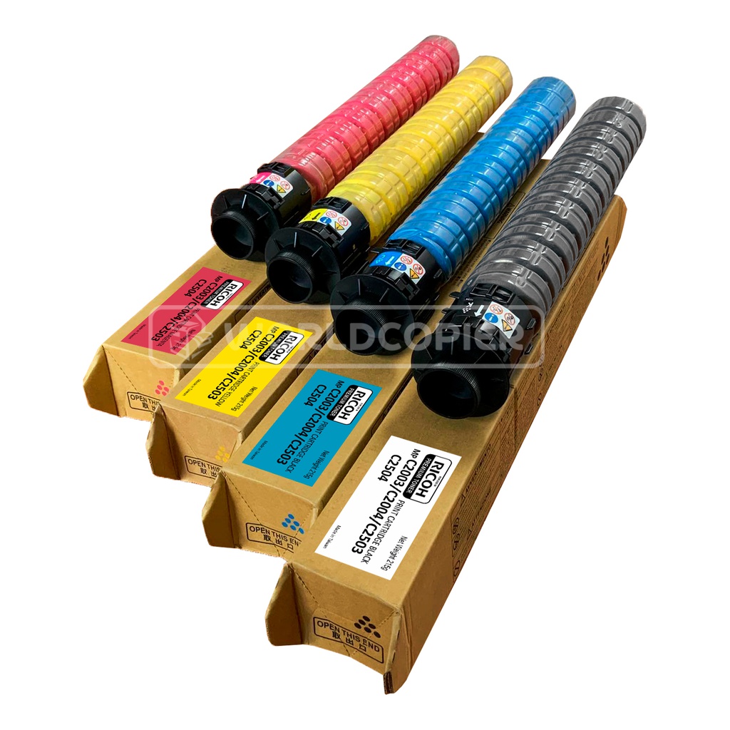 KIT TONER PREMIUM RICOH MP C2003/C2503/C2004 YMCK