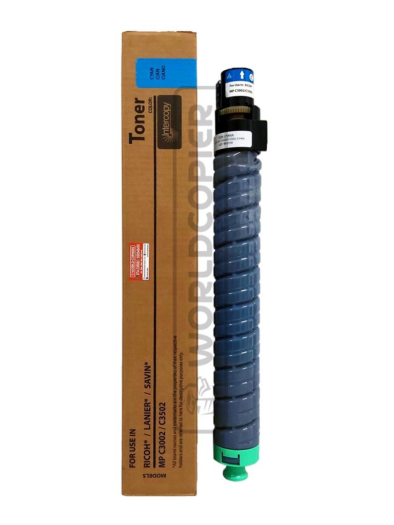 [TIMPC3002C] TONER INTERCOPY RICOH MP C3002/C3502 (CYAN)