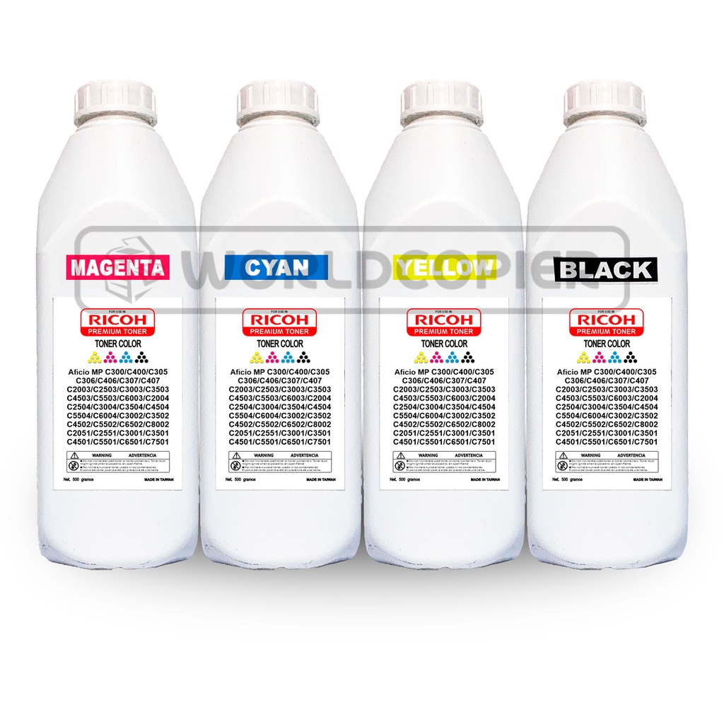 [KTRPRT1] KIT TONER RECARGA COLOR PREMIUM RICOH TIPO I