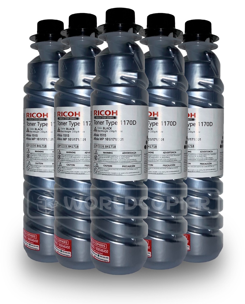 [TMPTY1170] TONER MONOCROMO PREMIUM RICOH TYPE 1170/1270 MP 201/171