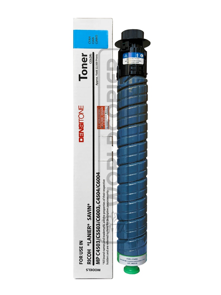 [TIMPC4503C] TONER INTERCOPY RICOH MP C4503/C4504/C6003 (CYAN)