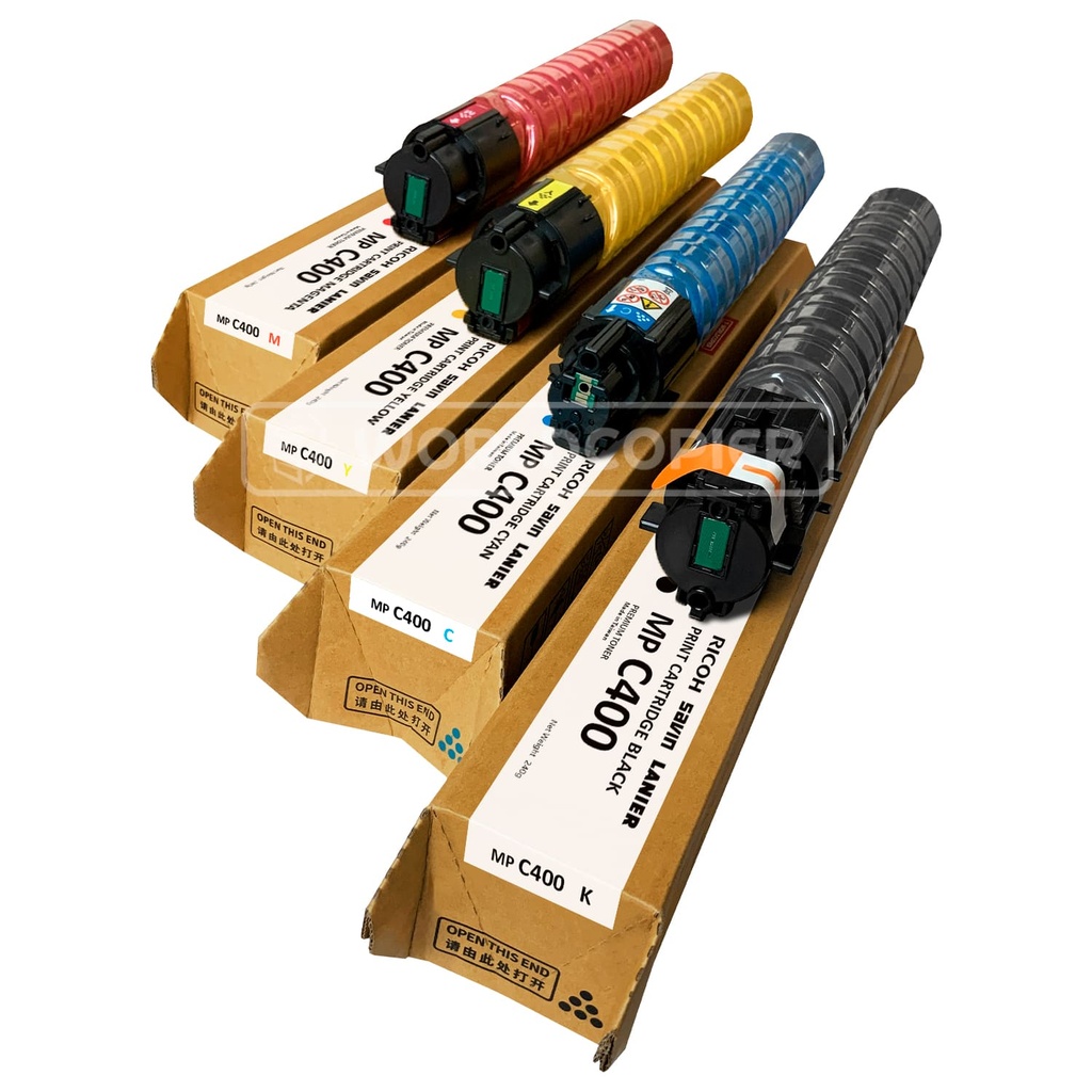 KIT TONER PREMIUM RICOH MP C300/C400/C401 KCMY