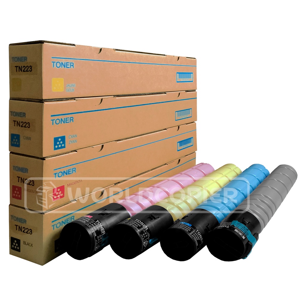 KIT TONER PREMIUM MINOLTA TN 223/228 BH C226/C256/C266 KCMY
