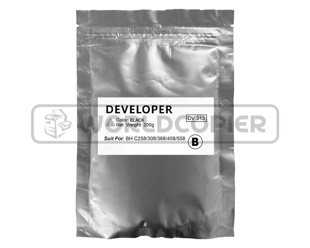 [DVGBHC220K] REVELADOR GN DV 313 MINOLTA BH C220/C258/C308 200g (BLACK)