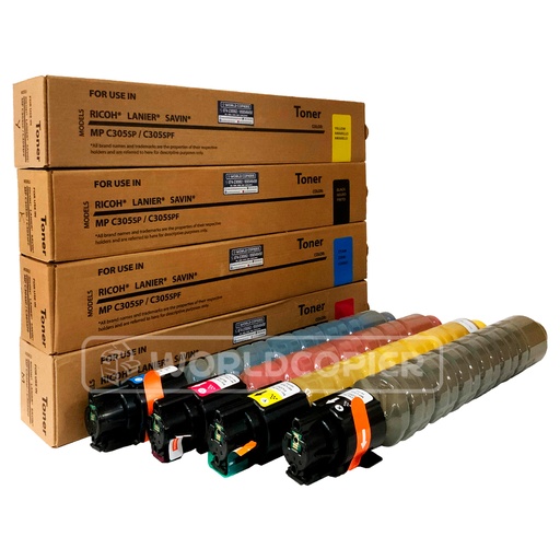 [KTIMPC305] KIT TONER INTERCOPY RICOH MP C305 YMCK