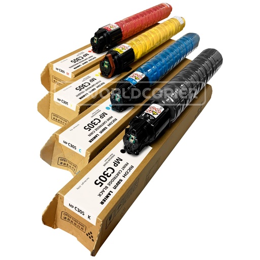 [KTPMPC305] KIT TONER PREMIUM RICOH MP C305 KCMY
