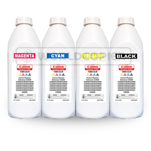 [KTRPCA] KIT TONER RECARGA COLOR PREMIUM CANON